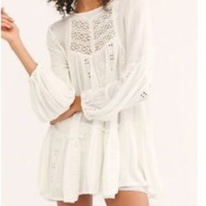 Free People Kiss Kiss Tunic Ivory